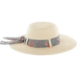 Blackfox Strohhut Bella Beige-Grau