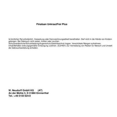 Neudorff Finalsan Unkraut-Frei Plus 1 L 2 Neudorff Finalsan Unkraut-Frei Plus 1 L – Bild 2