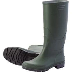 Gartenstiefel PVC Hoch Grün Gr. 42