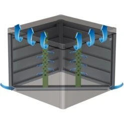 Biohort Komposter MonAmi Dunkelgrau 86 Cm X 102 Cm X 102 Cm -Gloria Der Garten Geschaft 446194 2694 3