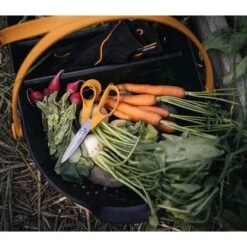 Fiskars Erntekorb Plus Schwarz-Orange -Gloria Der Garten Geschaft 7343403 AB01