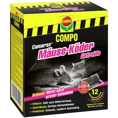 Compo Cumarax Mäuse-Köder Getreide 120 G 1 Compo Cumarax Mäuse-Köder Getreide 120 G